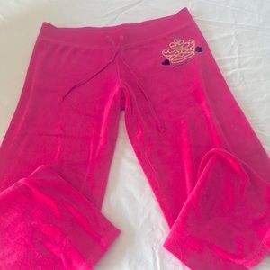 Juicy Couture terry velour drawstring pants